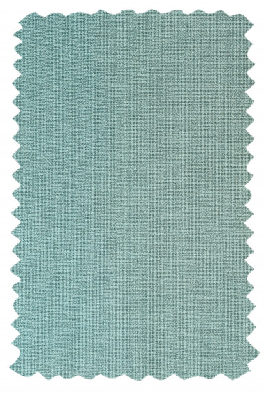 Plan sur le tissu du gilet, tissu en laine vert clair.